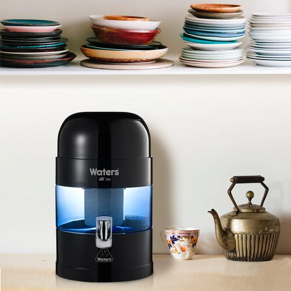 WatersCo BIO 500 Benchtop Alkaline Water Filter 5.25L - Black - Image 12