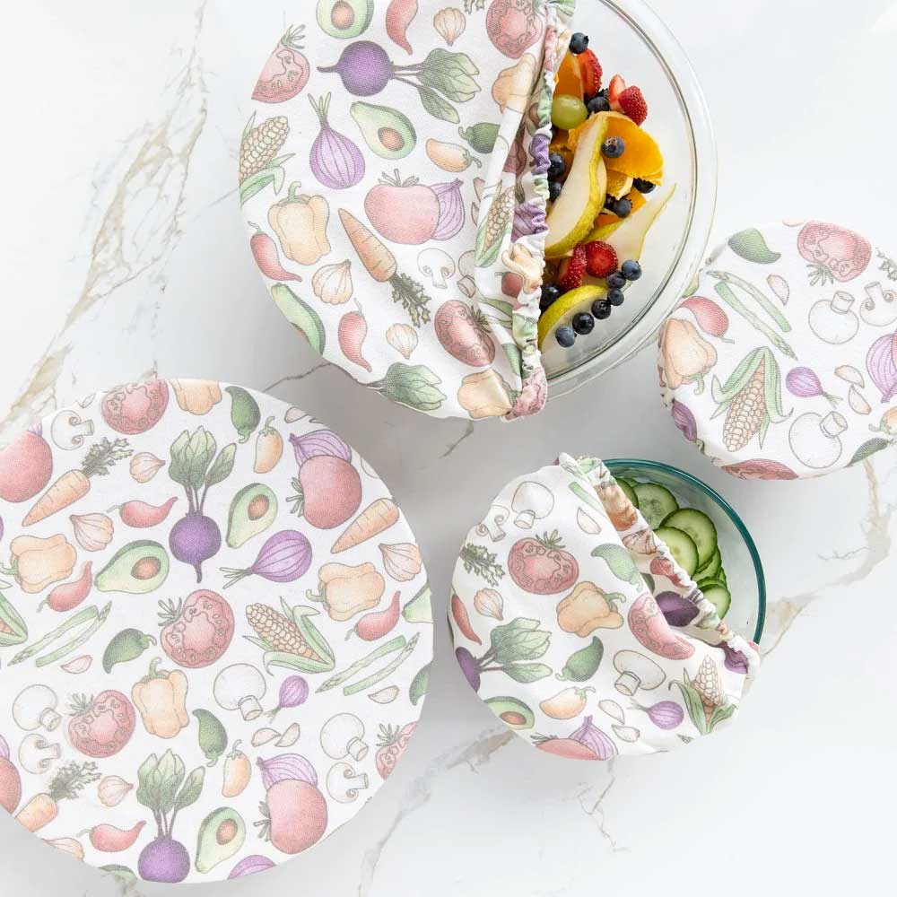 4MyEarth Reusable Cotton Food Cover - Set of 4