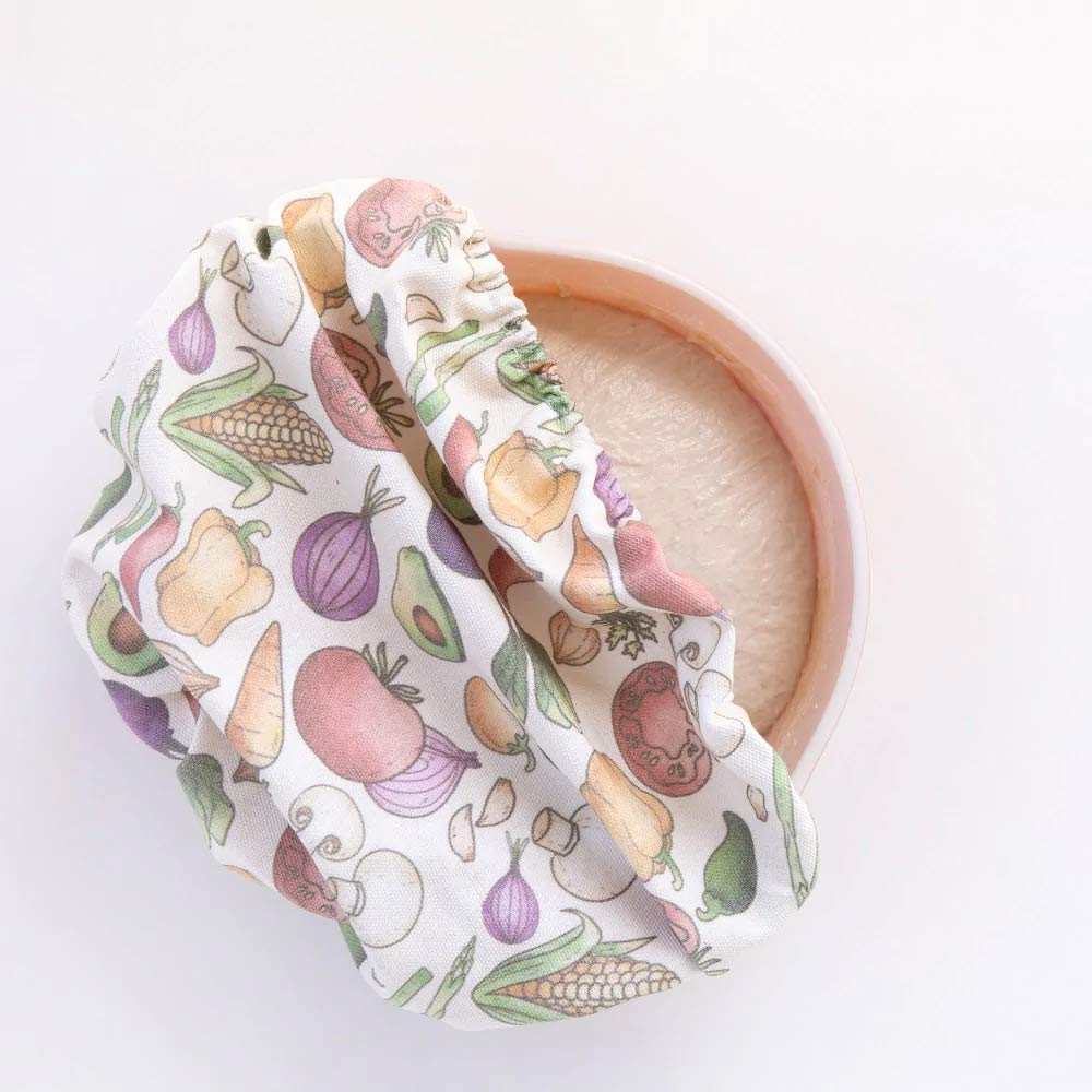 4MyEarth Reusable Cotton Food Cover - Set of 4 - Image 7