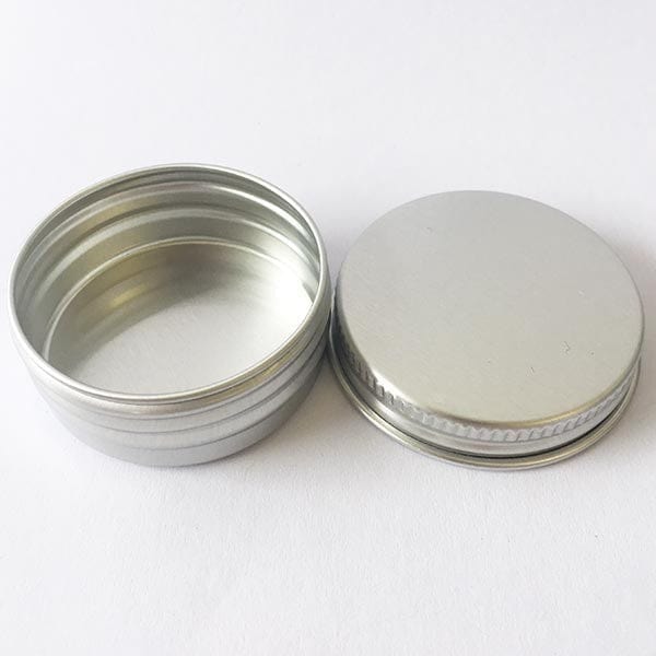 Aluminium Round Reusable Container with Lid - 15ml - Image 3
