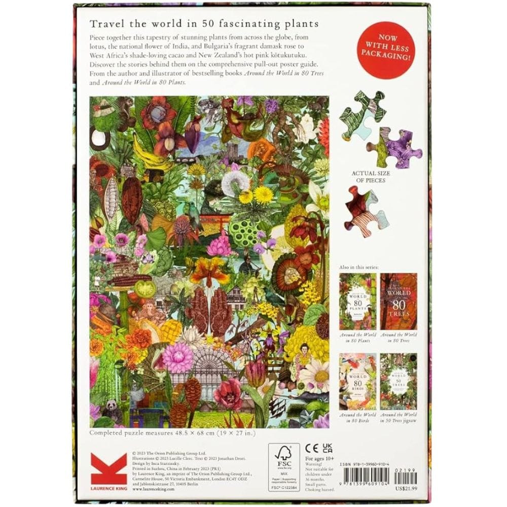 Around the World In 50 Plants Jigsaw Puzzle - Image 2