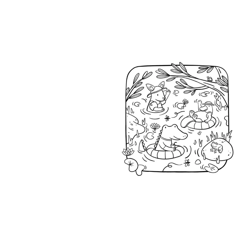 Aussie Cosy Nature Colouring Book - Image 4