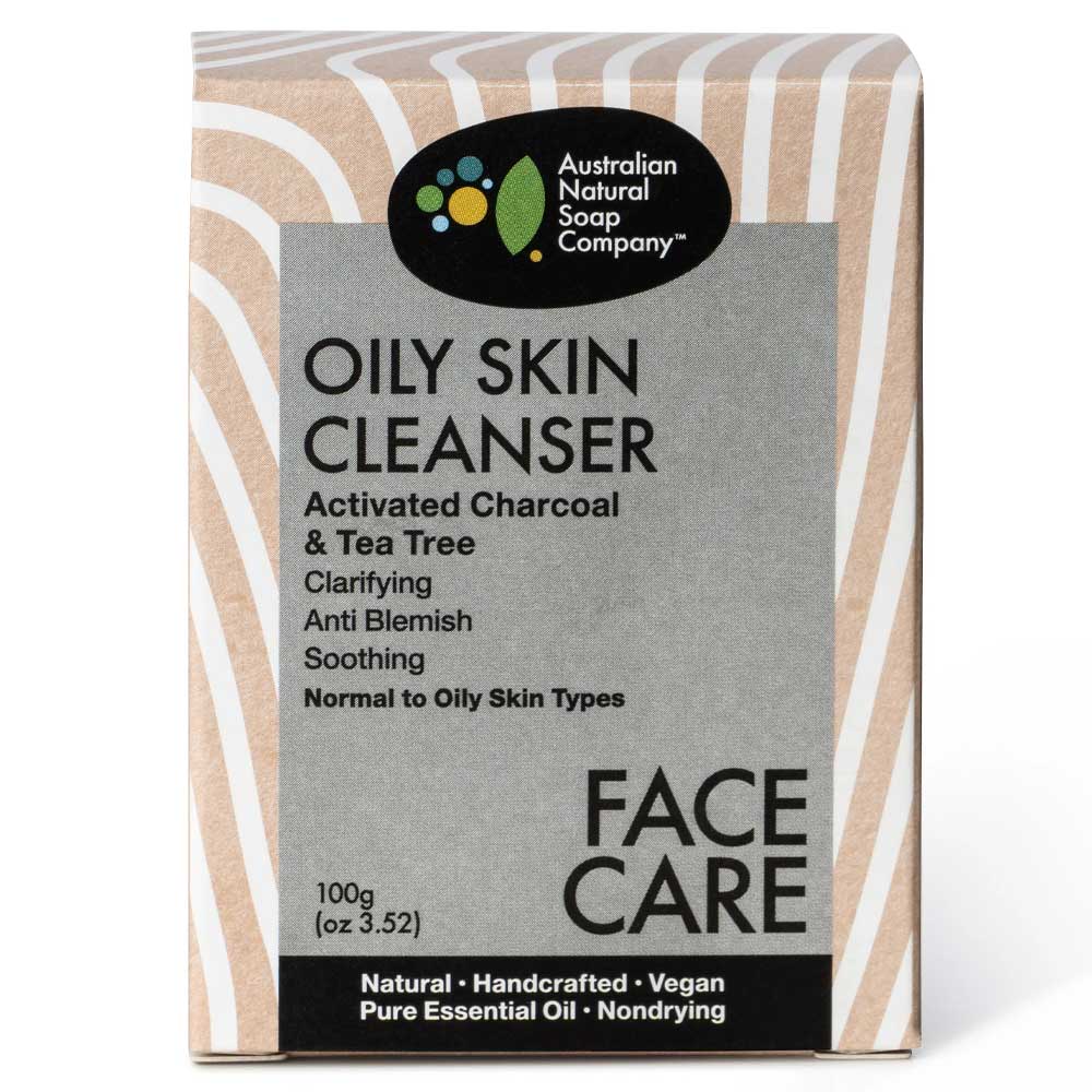 Australian Natural Soap Company Charcoal Face Cleanser Bar - Oily Skin - Image 3