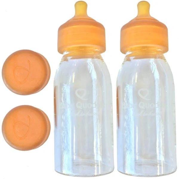 Baby Quoddle Glass Baby Bottle Gift Pack - Slow Flow Newborn 300ml