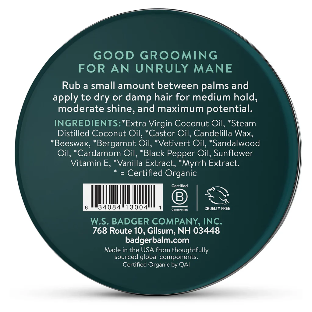 Badger Hair Pomade 56g - Image 5