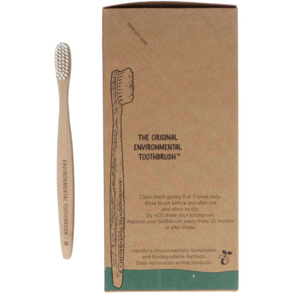 Bamboo Toothbrush Adult - Medium - Image 2