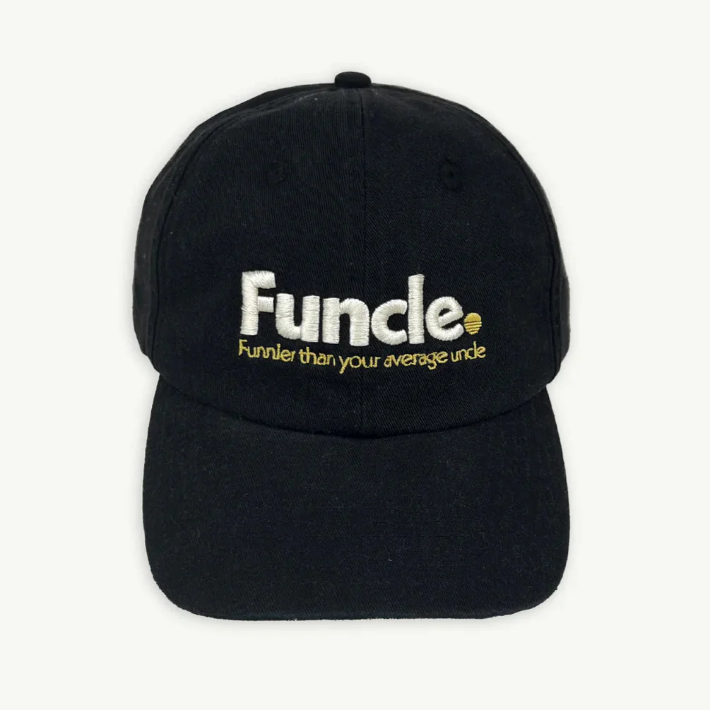 Banabae Adult Washed Baseball Cap - Black Funcle - Image 2