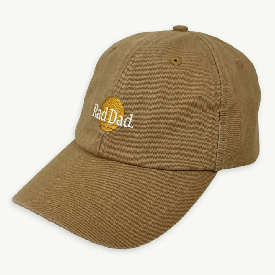 Banabae Adult Washed Baseball Cap - Rad Dad Desert Sand - Image 2