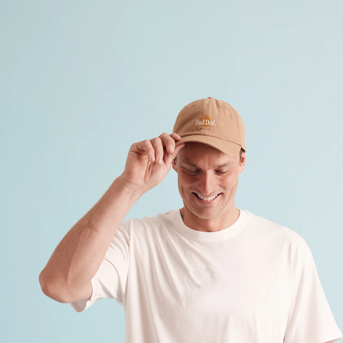 Banabae Adult Washed Baseball Cap - Rad Dad Desert Sand - Image 3