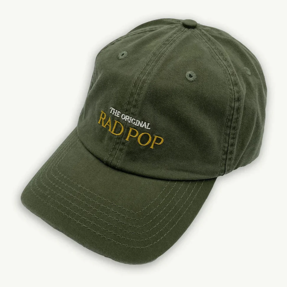 Banabae Adult Washed Baseball Cap - Rad Pop Khaki - Image 2