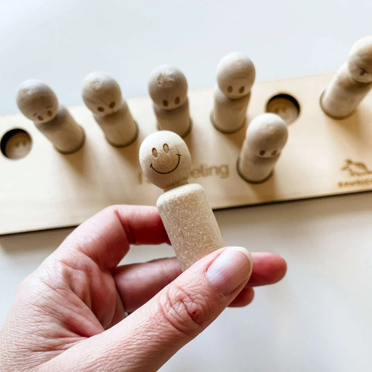 Bandicute Wooden Emotions Peg Dolls - Image 2