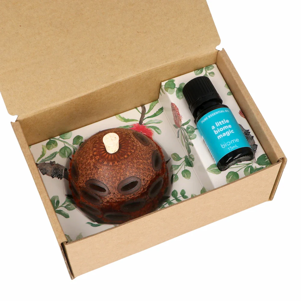 Banksia Aroma Pod + Biome Essential Oil Gift Pack - A Little Moment of Magic - Image 2