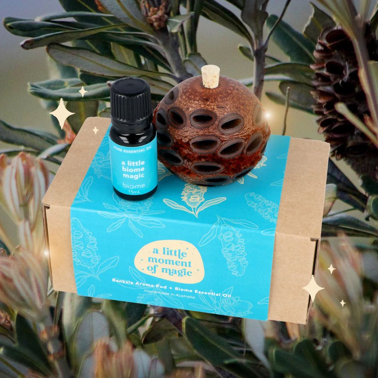 Banksia Aroma Pod + Biome Essential Oil Gift Pack - A Little Moment of Magic - Image 4