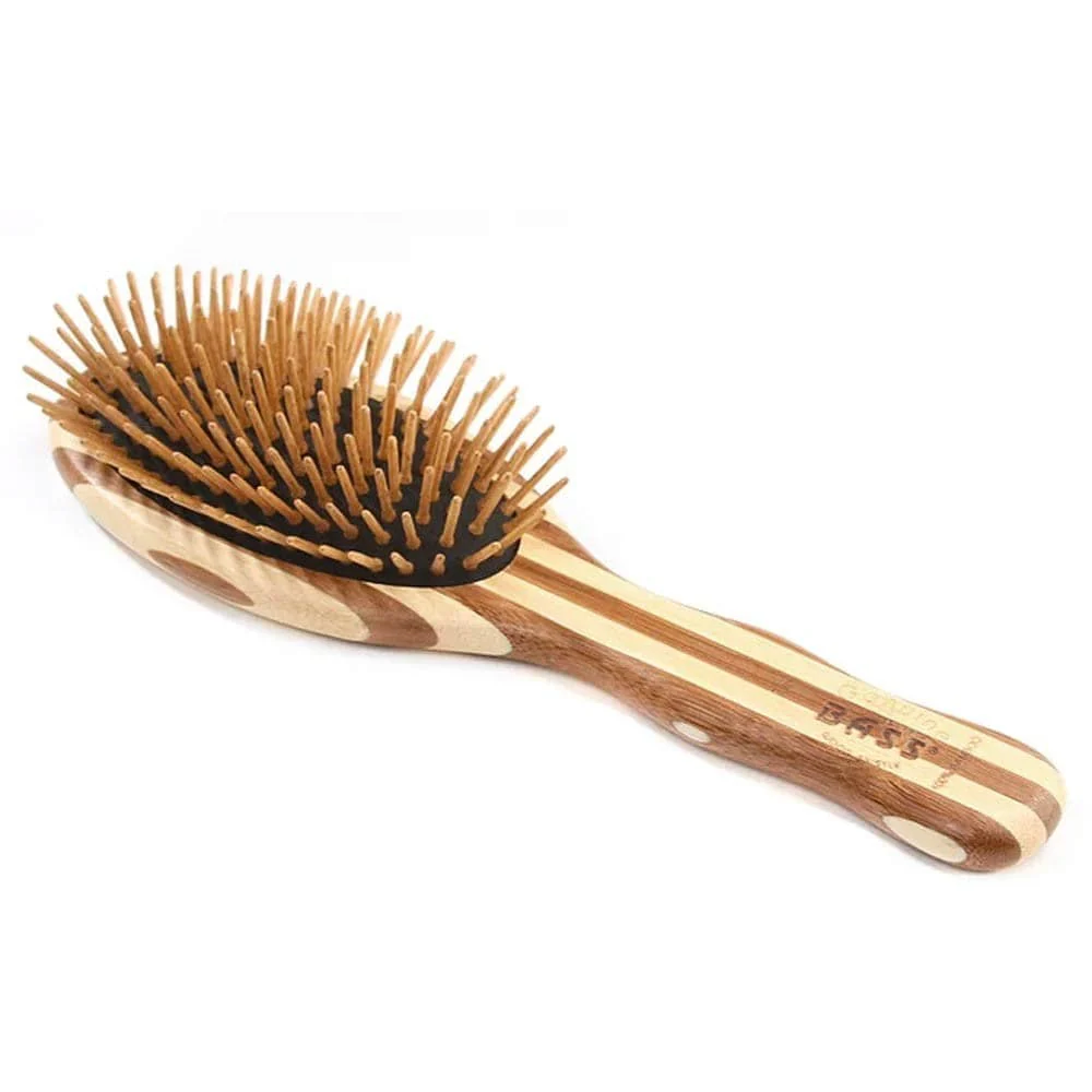 Bass Bamboo Large Hair Brush - Oval - Image 2