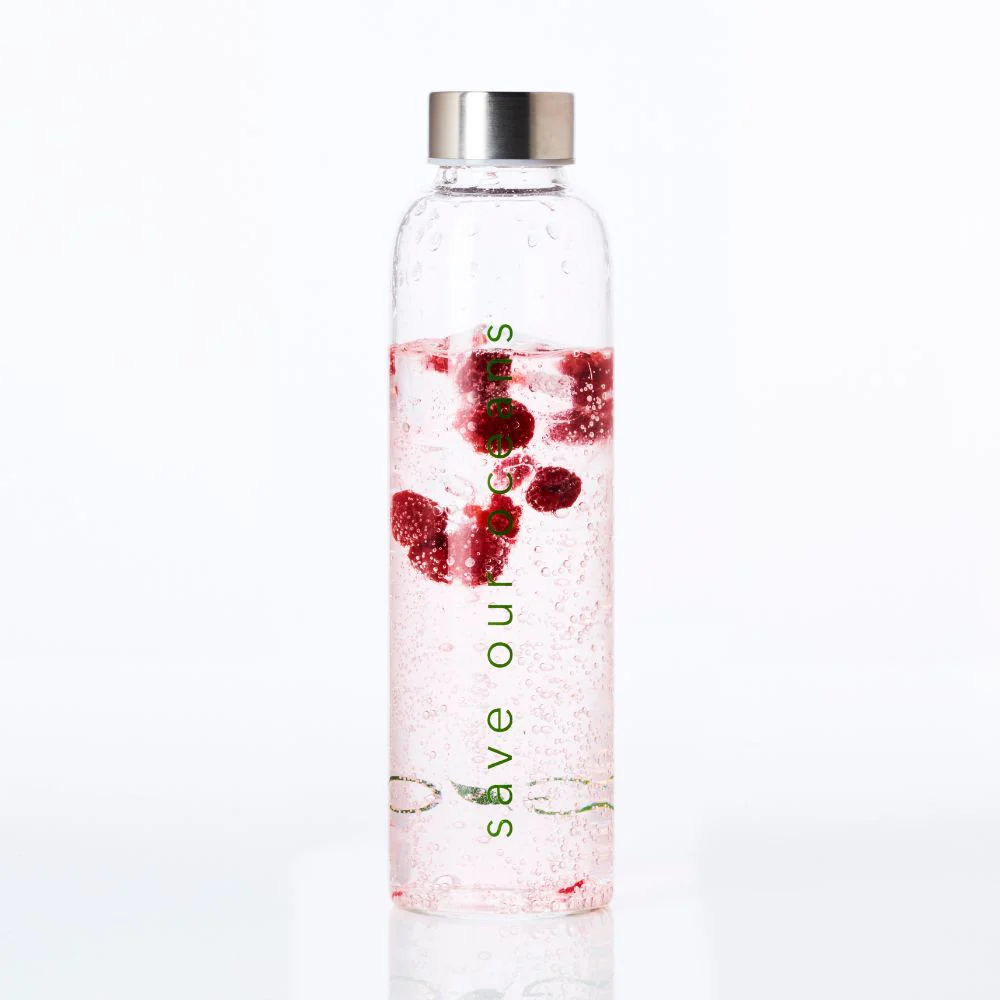 BBBYO Glass Water Bottle with Cover 570mL - Deca - Image 3