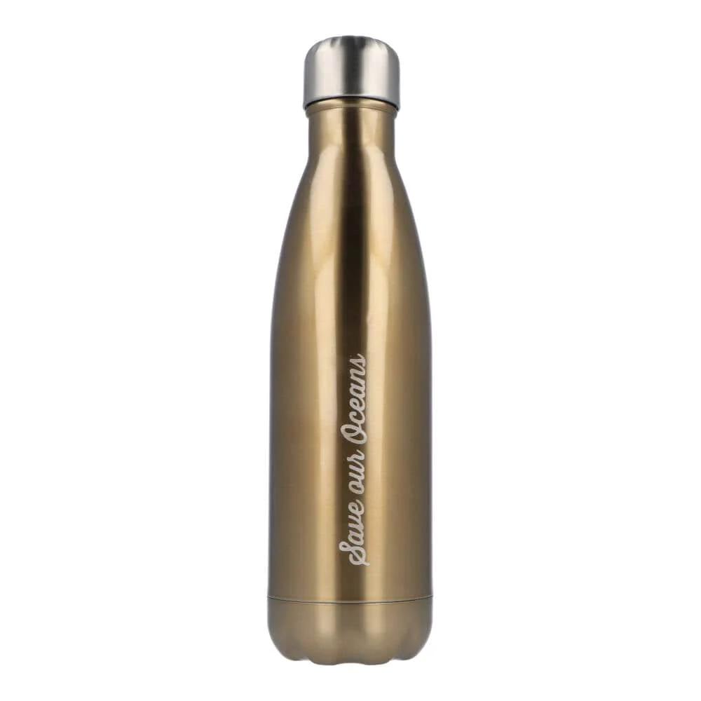 BBBYO Stainless Steel Water Bottle 500ml - Gold - Image 2