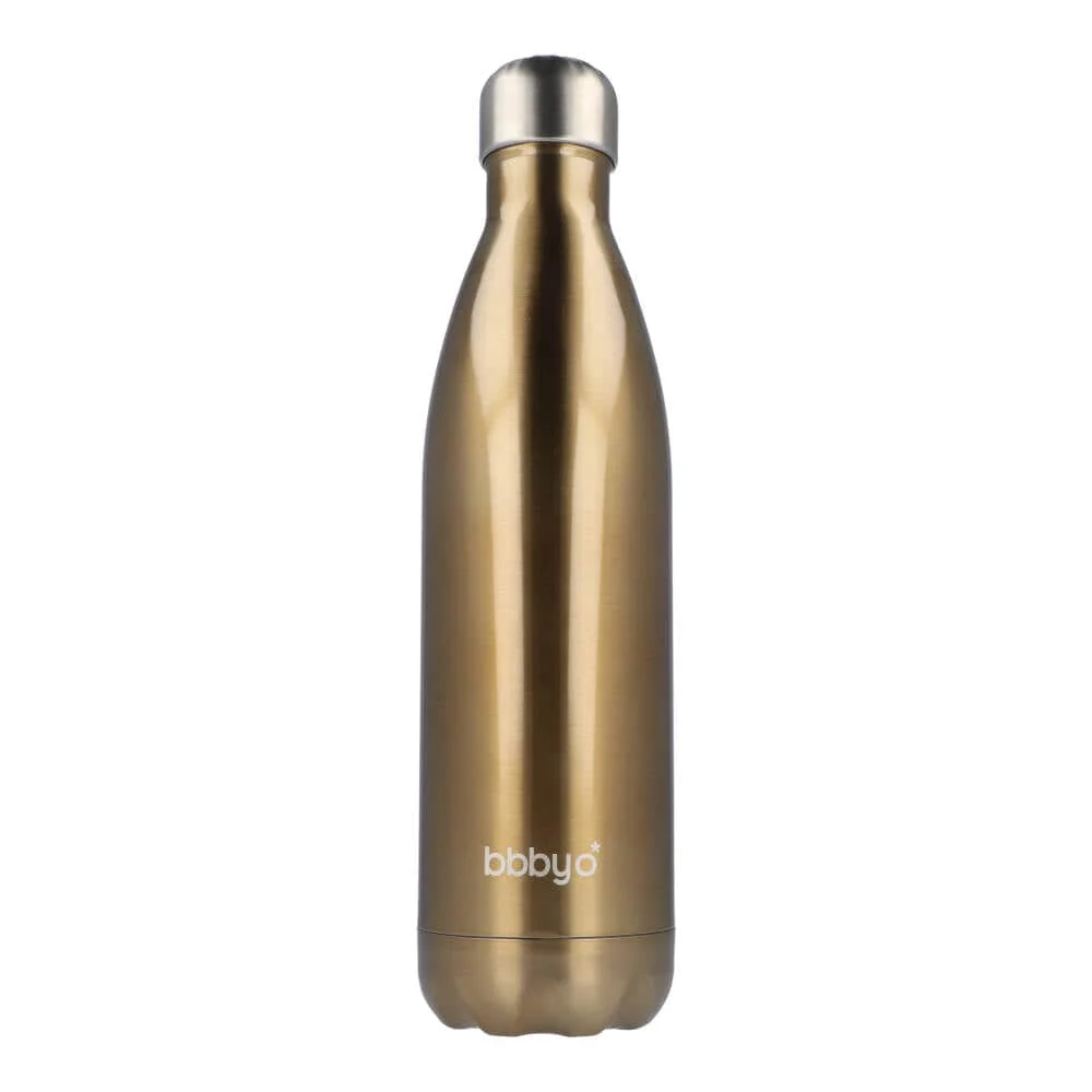 BBBYO Stainless Steel Water Bottle 750ml - Gold