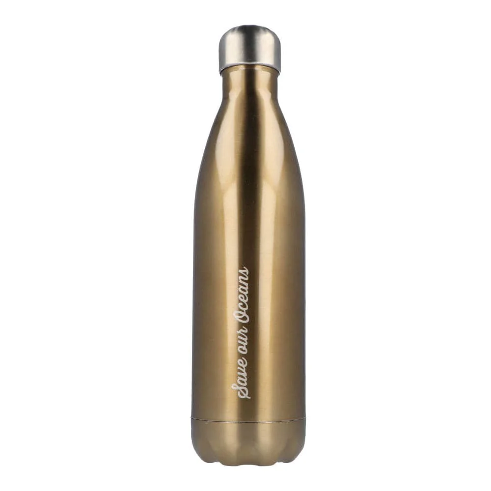 BBBYO Stainless Steel Water Bottle 750ml - Gold - Image 2
