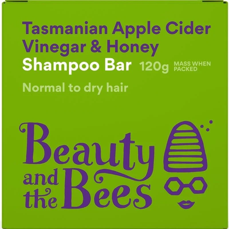 Beauty & the Bees Shampoo Bar 120g - Apple Cider Vinegar & Honey - Image 5