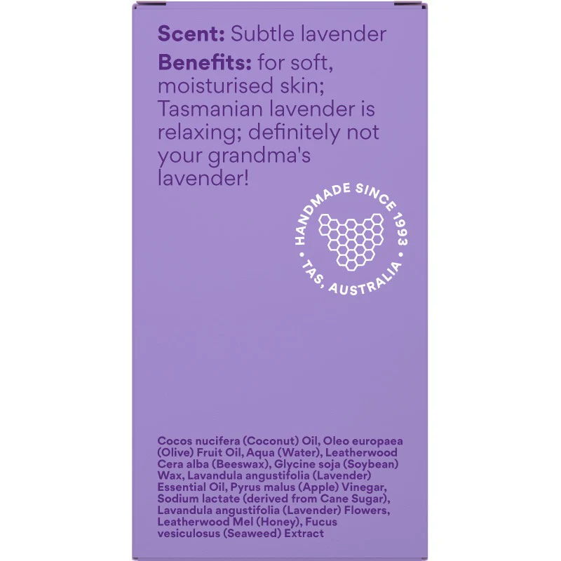 Beauty & the Bees Real Soap Bar 120g - Tasmanian Lavender & Honey - Image 4