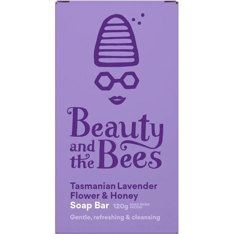 Beauty & the Bees Real Soap Bar 120g - Tasmanian Lavender & Honey - Image 5
