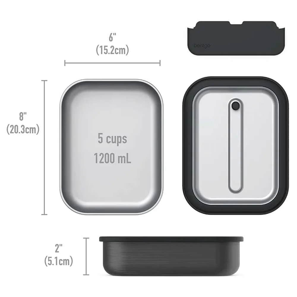 Bentgo Microwavable Stainless Steel Leak-proof Lunch Box 1200ml - Image 4