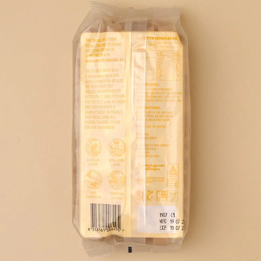 Berkelo Sourdough Pasta 400g Wholewheat Shells - Image 2