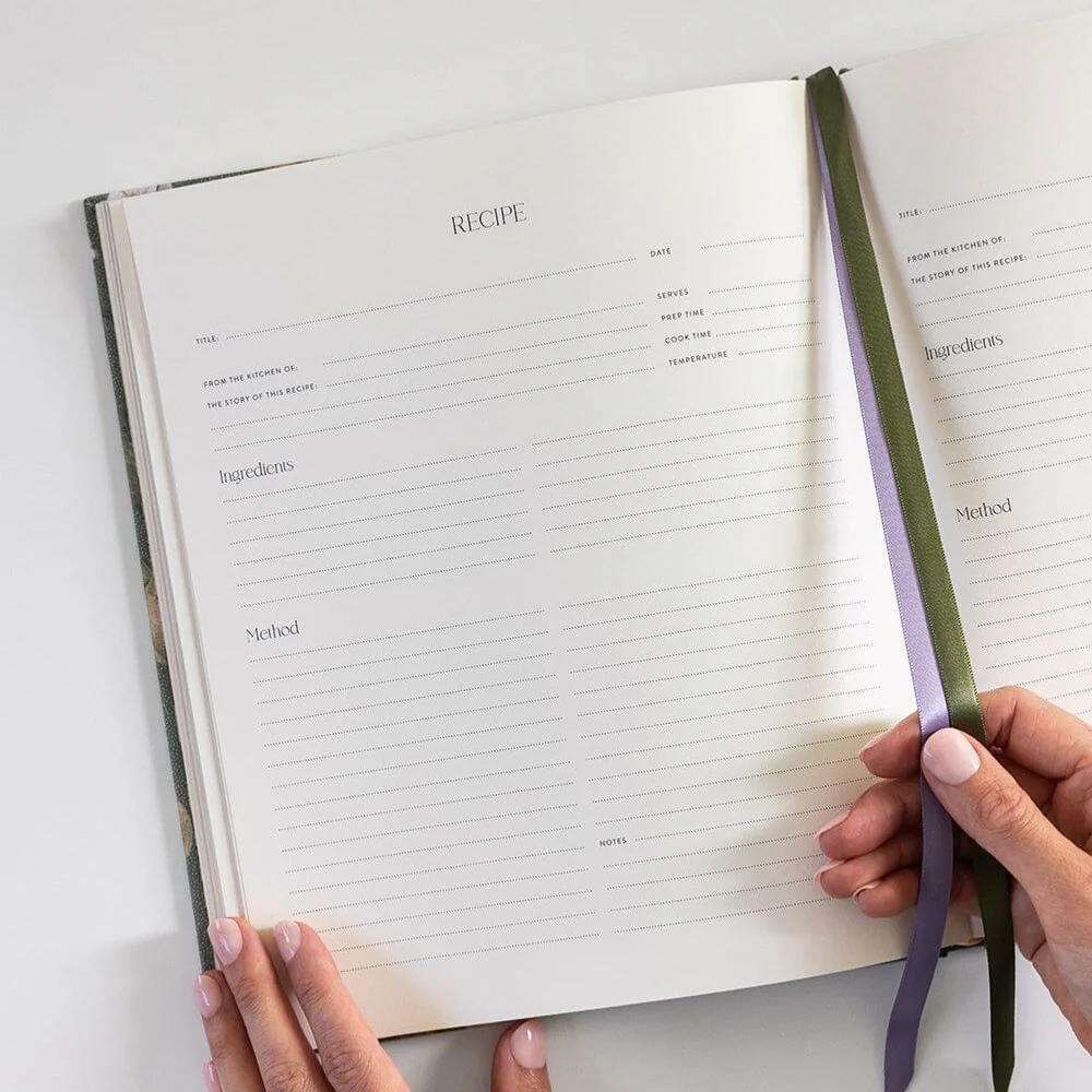 Bespoke Letterpress Heirloom Recipe Book Journal - Image 5