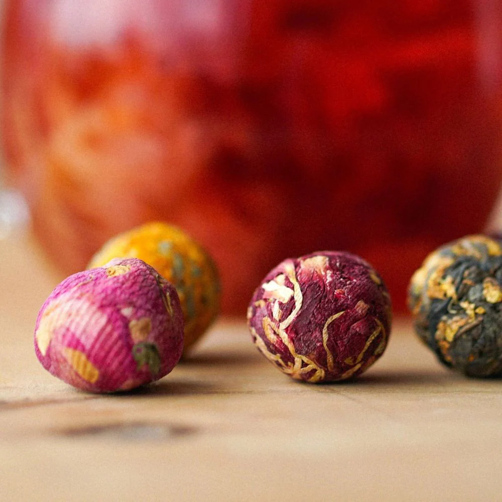 Better Tea Co.  Blooming Tea - Tea Ball Tube 6pk - Image 3