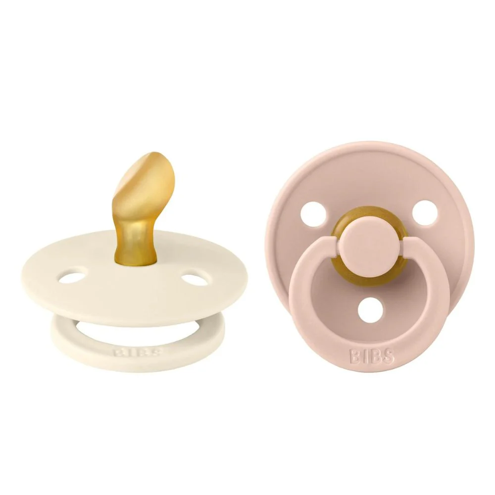 Bibs Anatomical Dummy Natural Rubber - Ivory/Blush