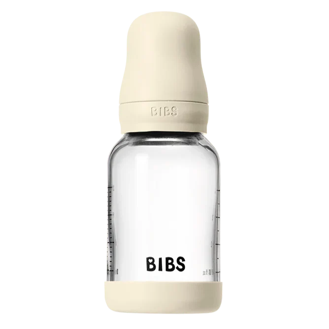 Bibs Glass Baby Bottle Complete Set 120ml - Latex - Image 10