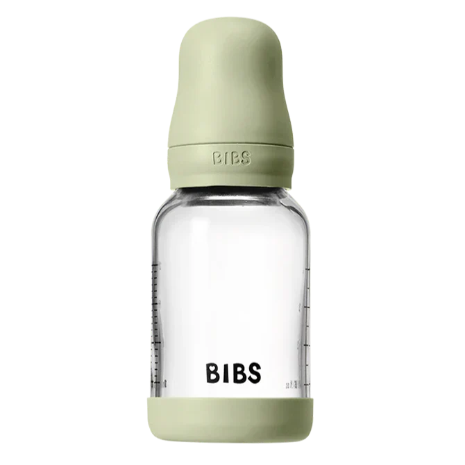 Bibs Glass Baby Bottle Complete Set 120ml - Latex - Image 13