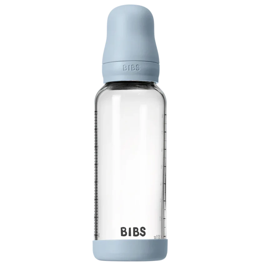 Bibs Glass Baby Bottle Complete Set 240ml - Latex - Image 12