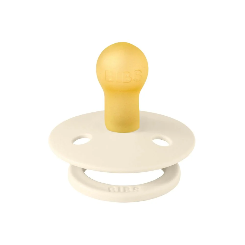 Bibs Round Natural Dummy Pacifier - Studio Collection - Jasmine Ivory Mix - Image 3