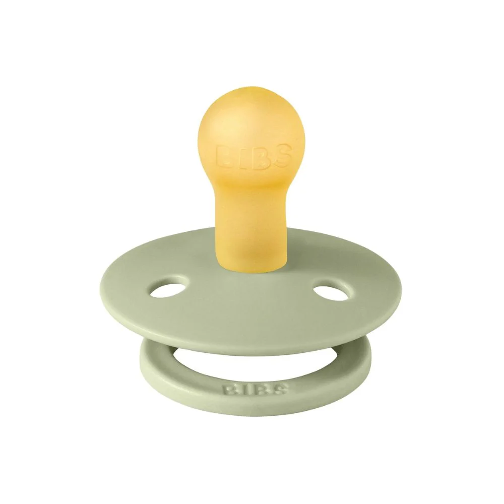 Bibs Round Natural Dummy Pacifier - Studio Collection - Jasmine Sage Mix - Image 3