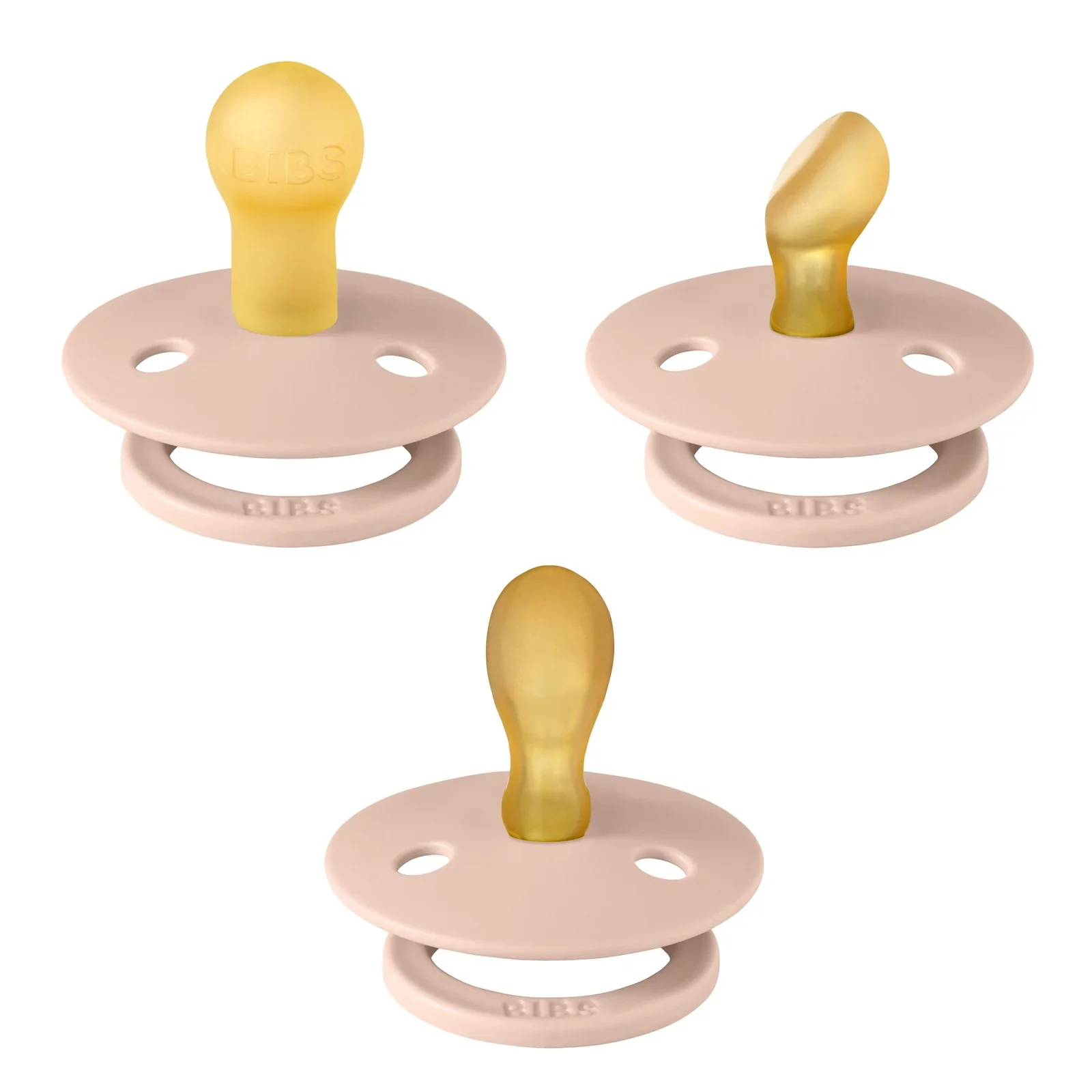 Bibs Natural Dummy Pacifier - Try It 3 Pack Anatomical, Round, Symmetrical - Image 11