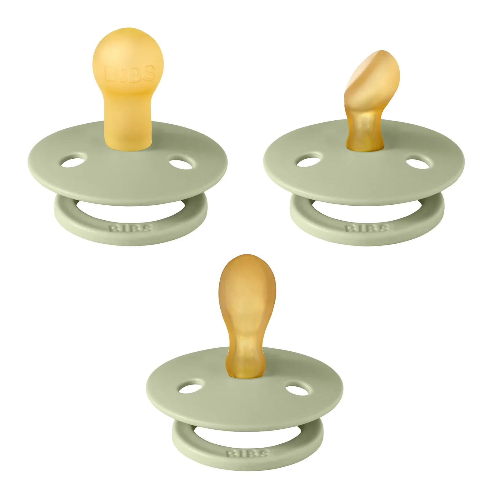Bibs Natural Dummy Pacifier - Try It 3 Pack Anatomical, Round, Symmetrical - Image 12
