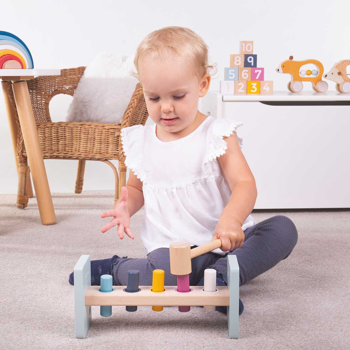Bigjigs Toys FSC Certified Hammer Bench - Image 3