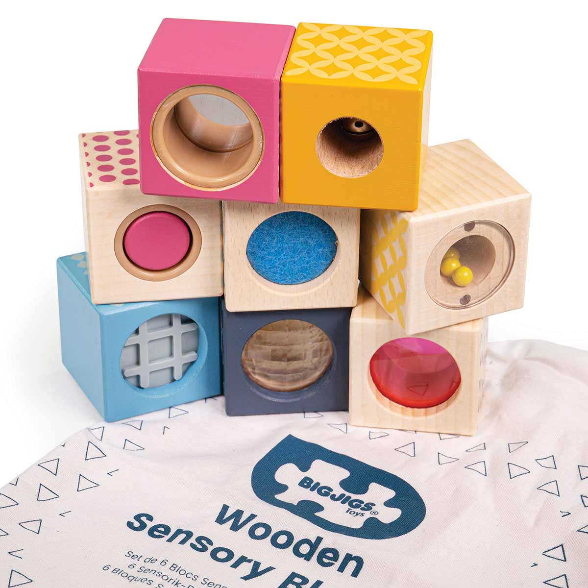 Bigjigs Toys Sensory Blocks - Image 5