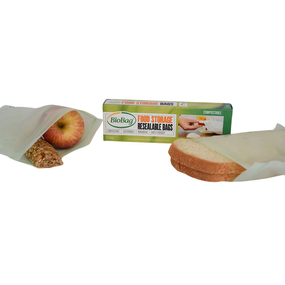 BioBag Resealable Food Storage Bags (20) - Image 3