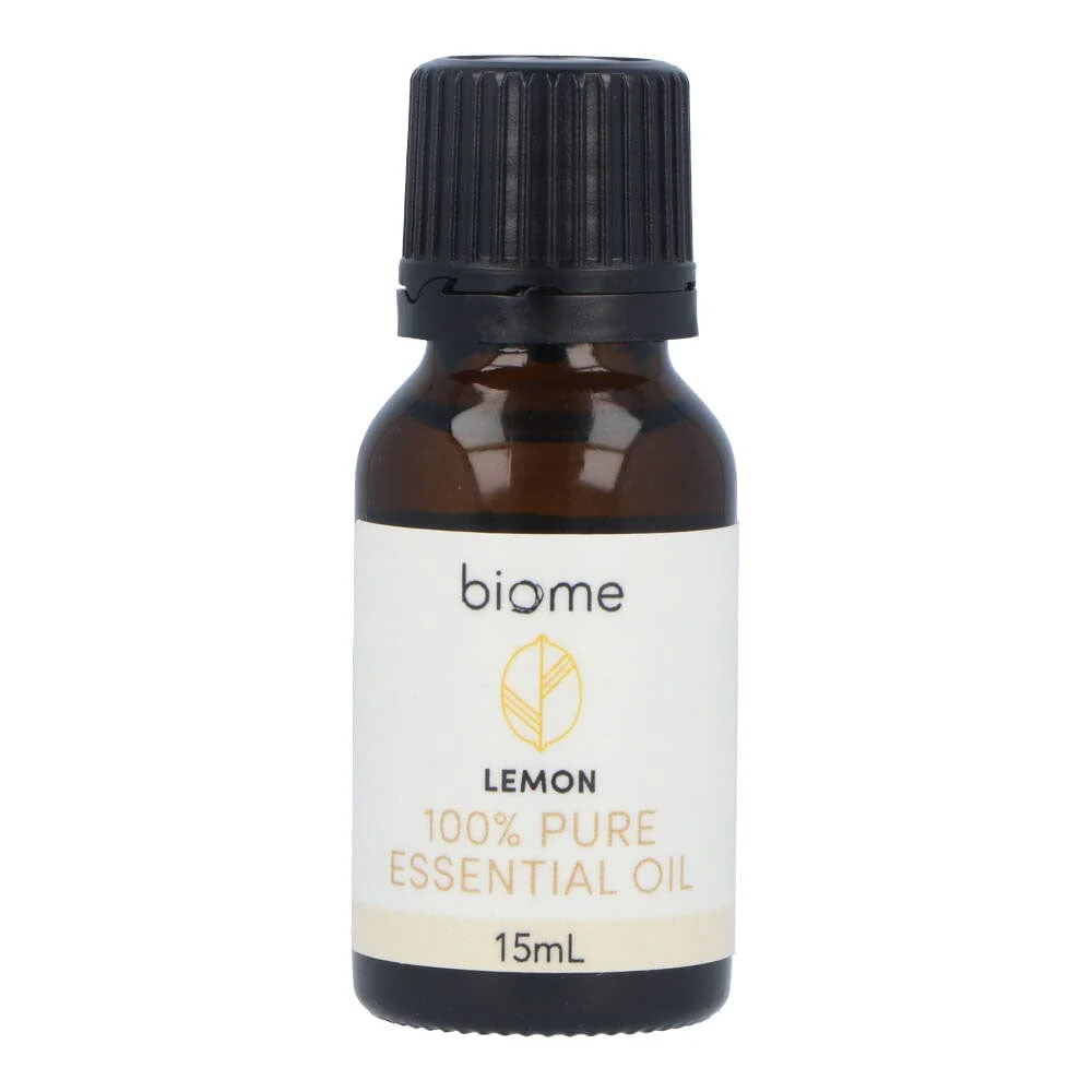 Biome Lemon 100% Pure Essential Oil - 15ml - Image 2