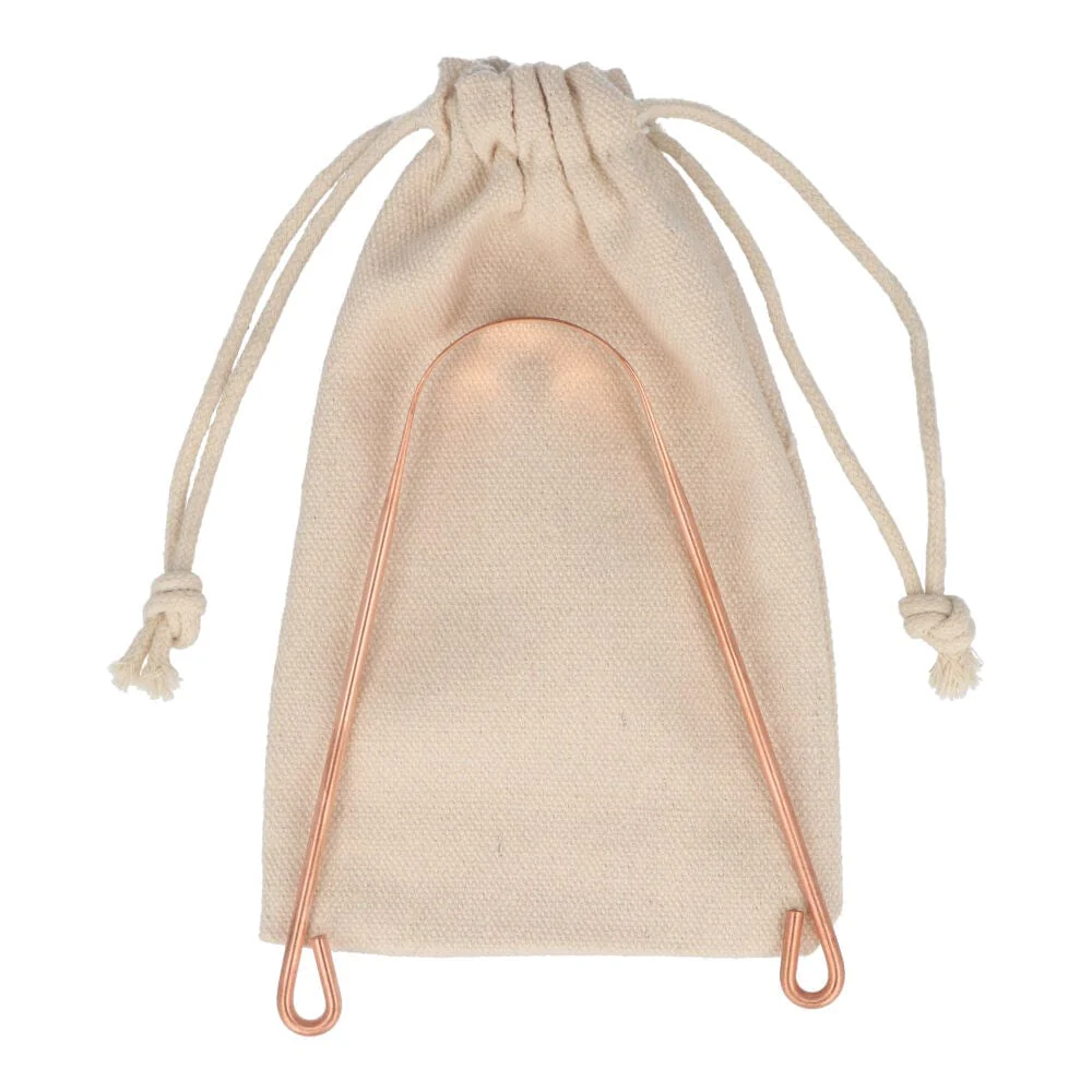Biome Copper Tongue Cleaner with Bag - Image 3