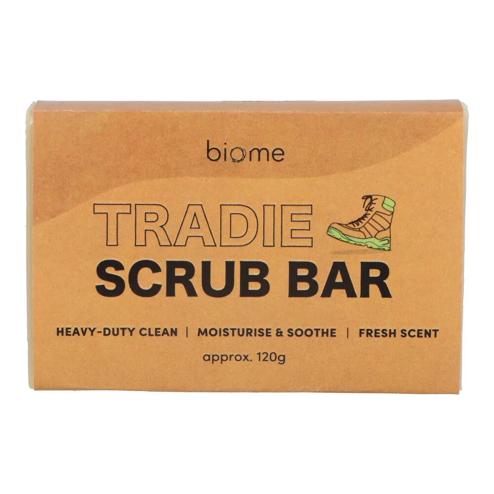 Biome Tradie Scrub Bar 120g - Image 3