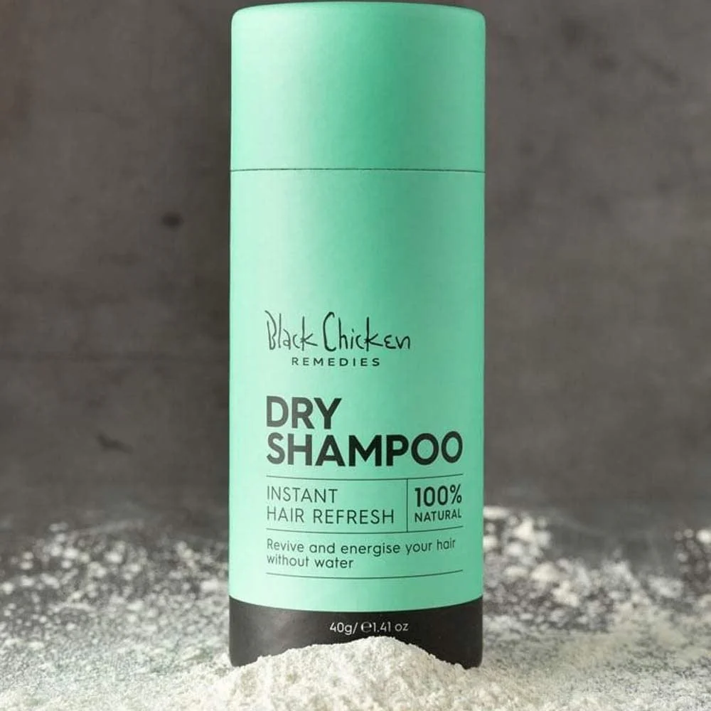 Black Chicken Remedies Dry Shampoo 40g - Image 2