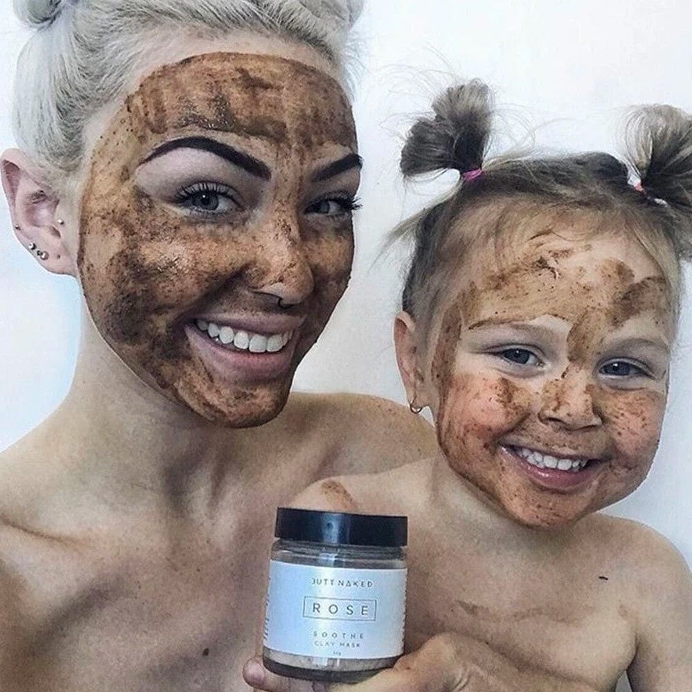 Butt Naked Rose Soothe Clay Face Mask 50g - Image 3