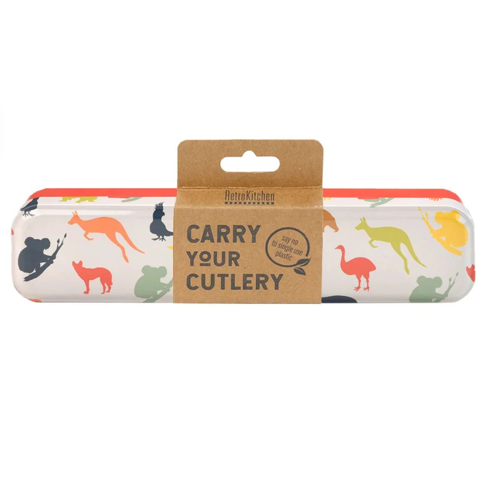 Carry Your Cutlery Portable Cutlery Set - Aussie Animals - Image 3
