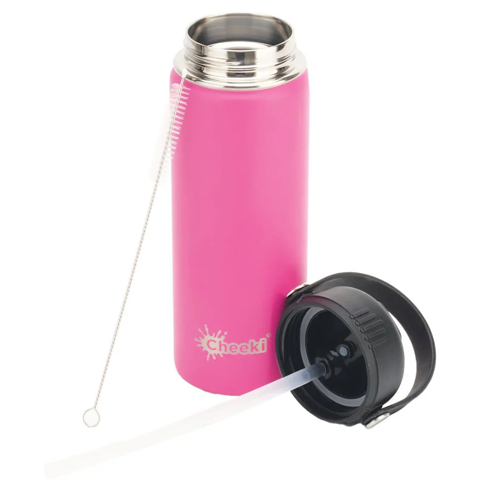 Cheeki 600ml Insulated Adventure Bottle - Magenta - Image 2