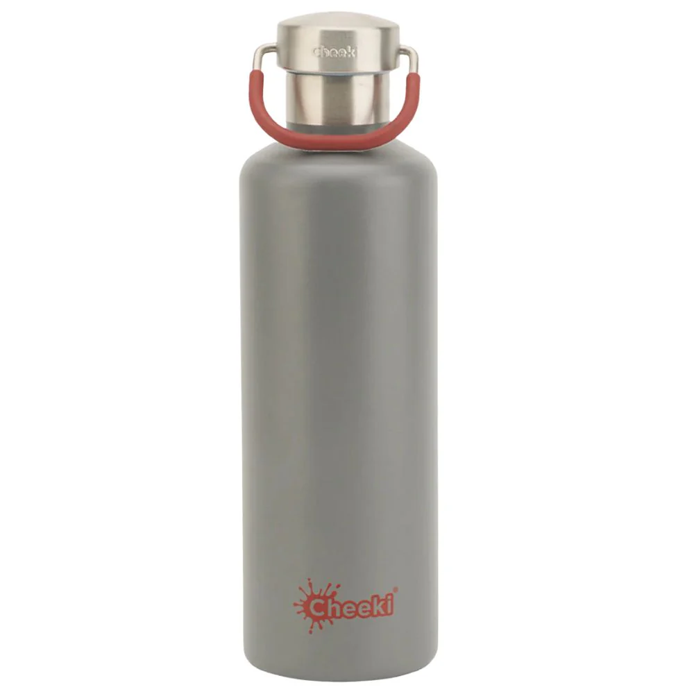 Cheeki 600ml Stainless Steel Insulated Bottle - Slate