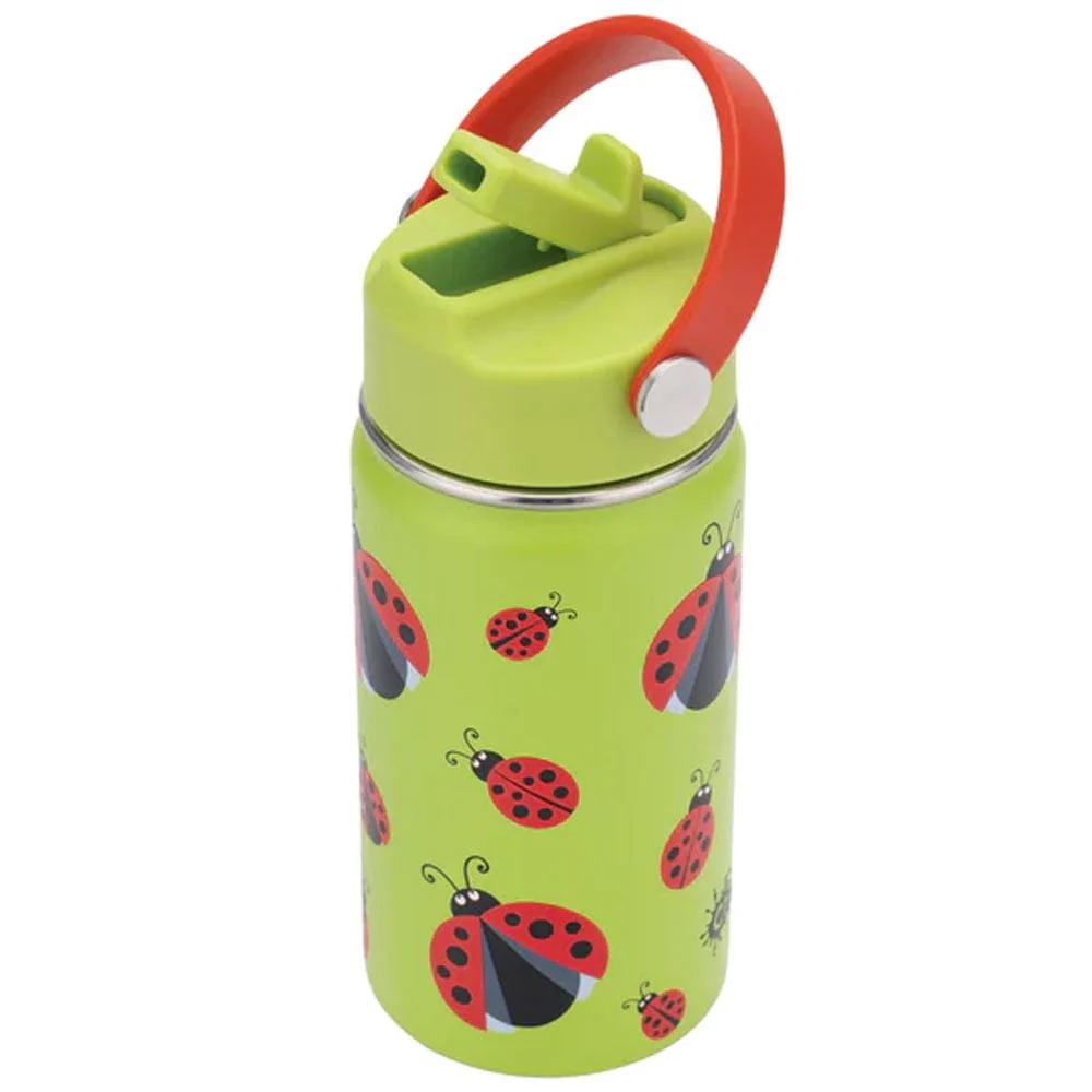 Cheeki Insulated Little Adventurer Kids Bottle 400ml - Lady Bug - Image 4