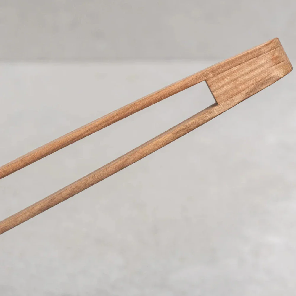 Cherry Wood Kitchen Tongs 30cm - Image 3